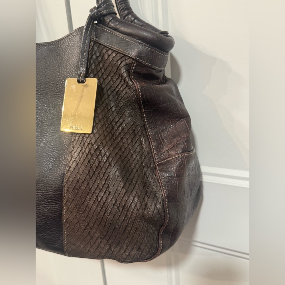 Furla Leather Snake Skin Bag - Picture 8 of 16